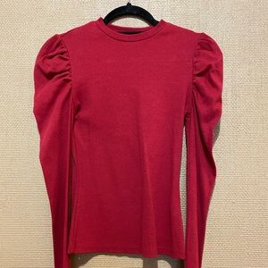 Long sleeve puff top